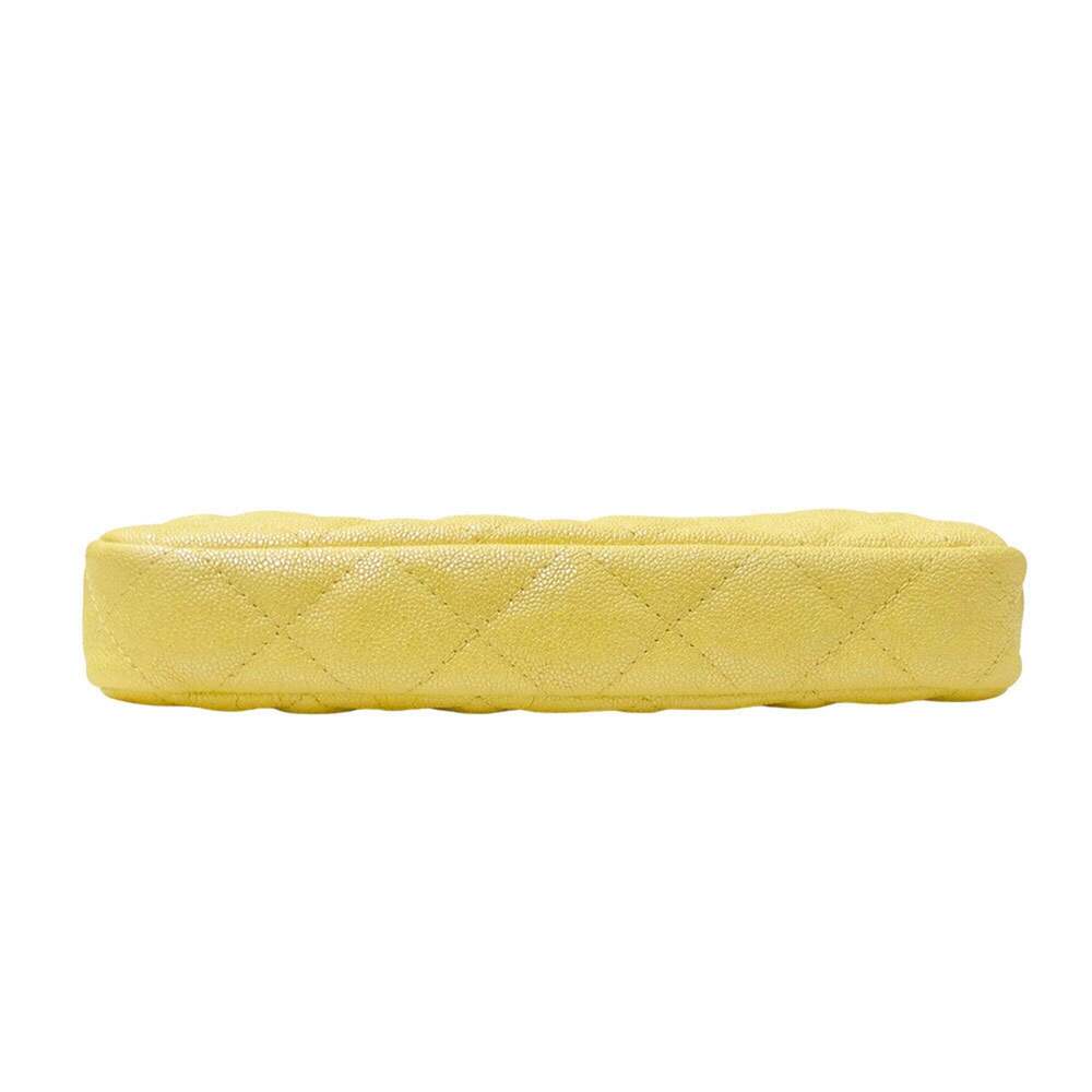 CHANEL Yellow Caviar Leather Wallet - Picture 3 of 12